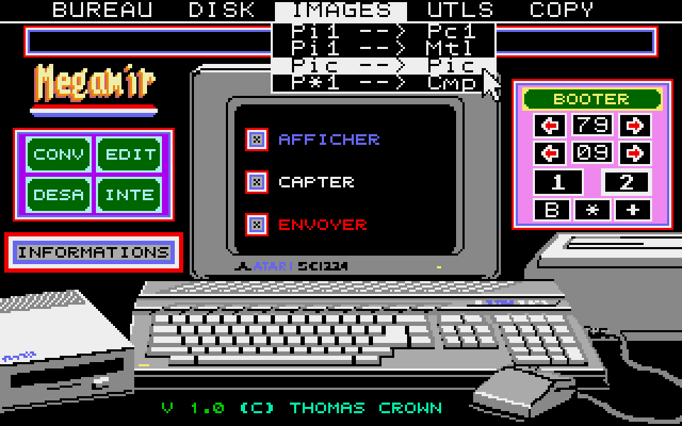 Megamir atari screenshot